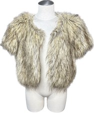 Jennifer Lopez Faux Fur Jacket Medium
