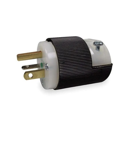 Hubbell Wiring Device-Kellems Hbl8315c 3 Wire Straight Blade Plug Hospital Grade - Picture 1 of 3