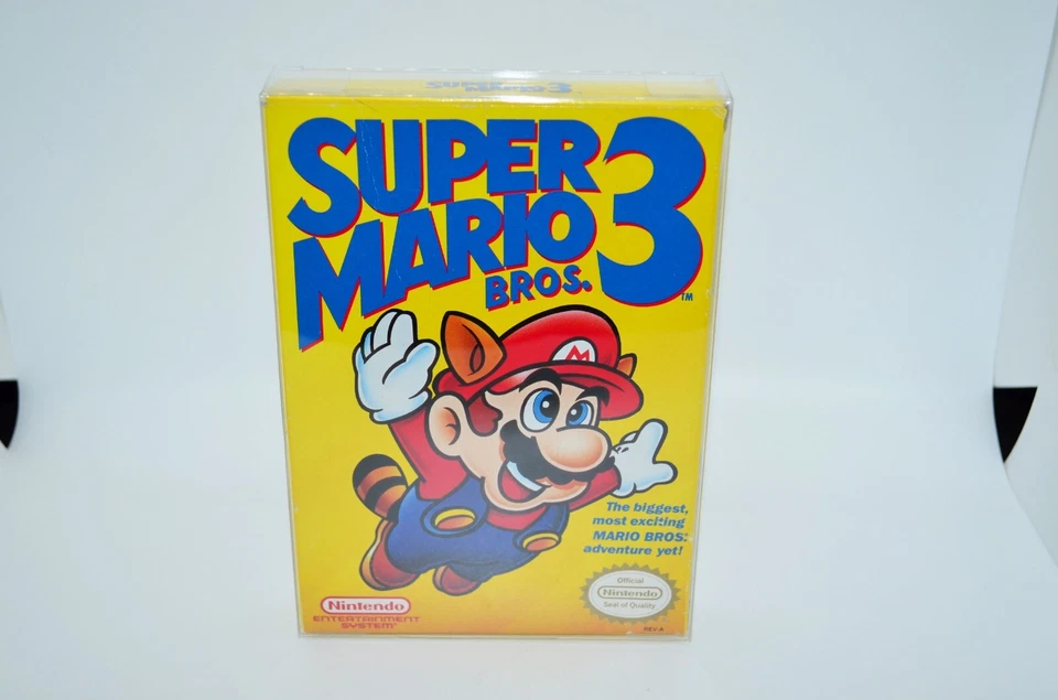 10 Plastic Protective Protectors Cases Sleeves Display Boxes For Nintendo NES - Image 3 of 4