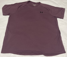 Under Armour Mens's XL The Tech Tee LE T-Shirt Tech Short Sleeve Top Plum