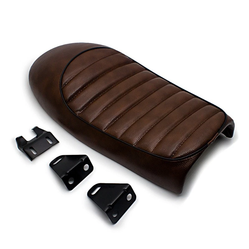 Sitzbank Caferacer Umbau für Moto Guzzi V9 Bobber/ V9 Roamer braun - Bild 4 von 4