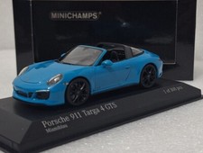 Porsche 911 (991.II) Targa 4 GTS 2016 Miami Blue 1:43 Minichamps 410067342 (6)
