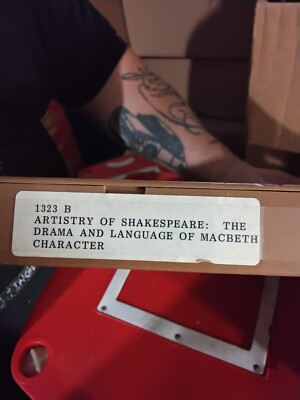 16mm educational film: THE DRAMA AND LANGUAGE OF MACBETH CHARACTER