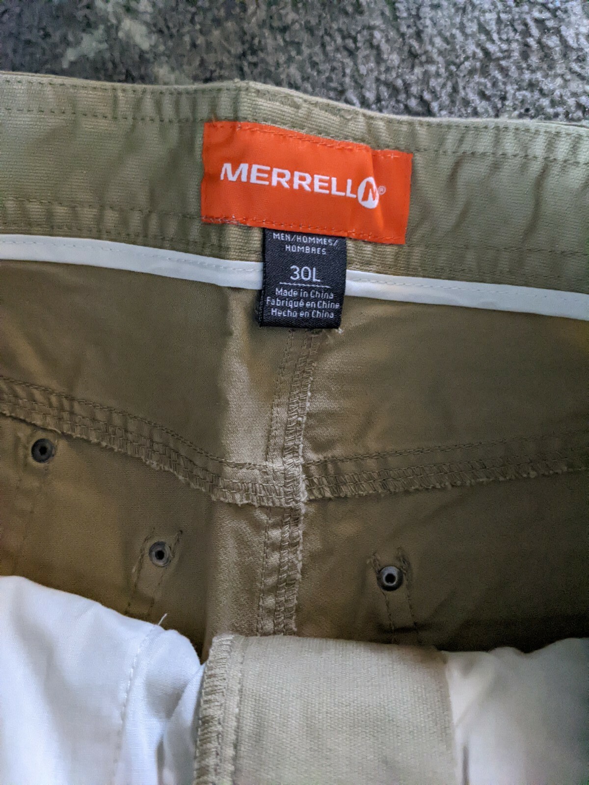 Pantalone Merrell Uomo 30x34 Articolus Casual Escursionismo Lavoro Cotone Elasticizzato Gamba Dritta