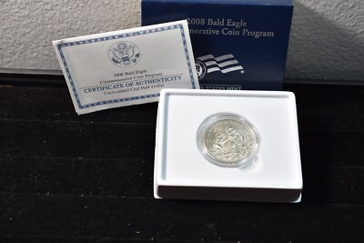 US 2008 S BALD EAGLE CLAD 50c UNC-MINT PACKAGING