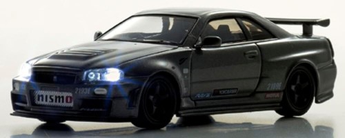 KYOSHO K07130LGR 1/64 MOTN Nissan Skyline R34 GT-R Nismo CRS Ver LED installed - Picture 3 of 4