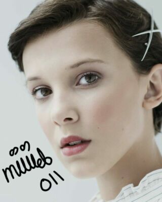Millie Bobbie Brown Autograph Signed Photo Print | eBay UK