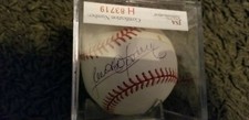 Sandy Alomar Jr Signed OMLB Baseball JSA H83719