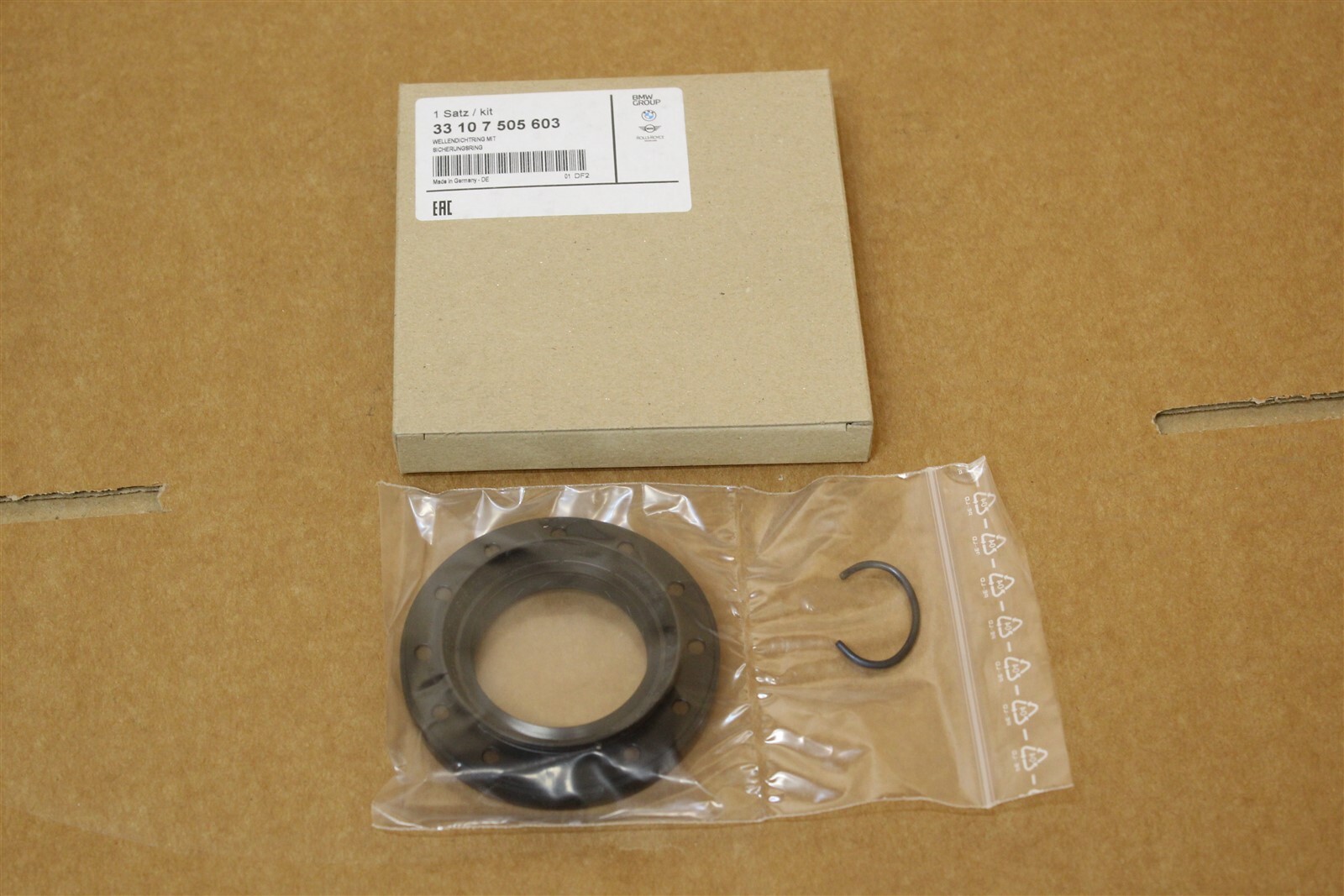 BMW Shaft Seal With Lock Ring 78x44x10mm for Drive Output  