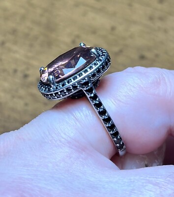 Jean Dousset Ring HSN Absolute CZ Sterling Silver Size