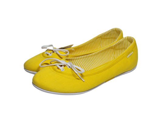 comfortable yellow flats