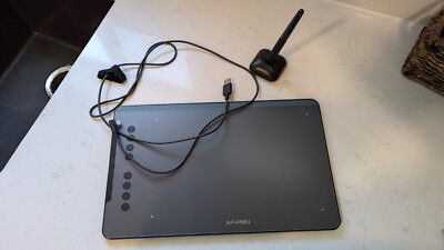 Xp-pen Deco 01 V2 Graphics Tablet With Cord, Pen, Pen Stand Battery Free NO BOX