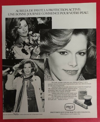 Press advertisement: Beauty product AUBELIA by PAYOT Paris1976