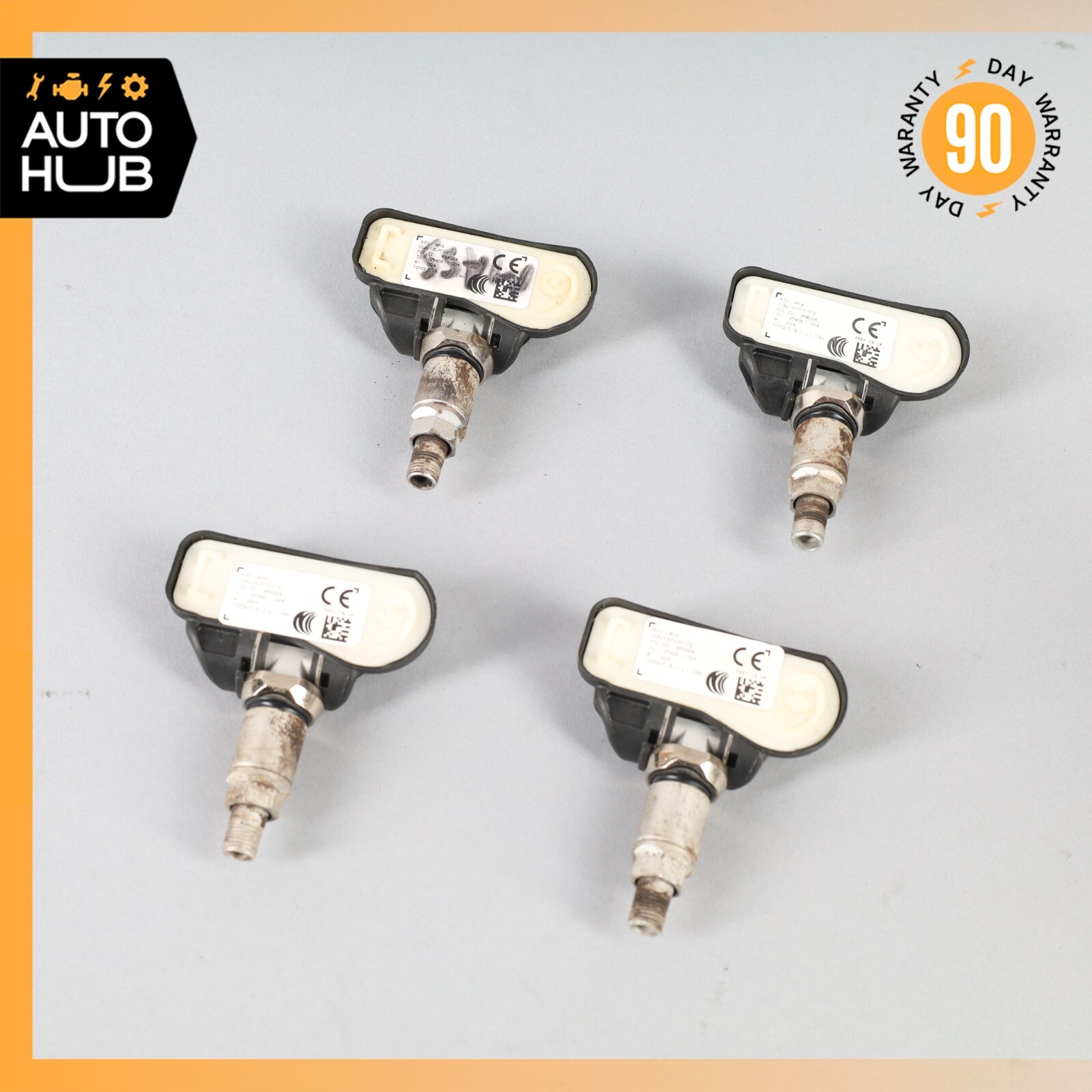 2014 Maserati Quattroporte SQ4 M156 TPMS Tire Pressure Sensor Set of 4 OEM 69k