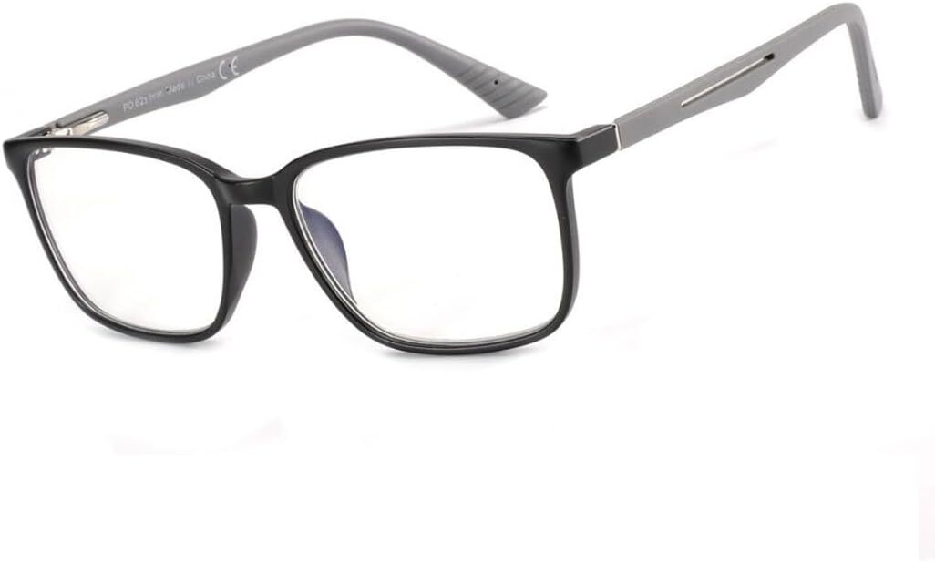 Reading Glasses for Men，Sport Square Frame Readers, Anti Glare Computer Glasses-image
