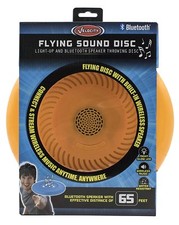 Flying Sound Disc - Light-Up and Bluetooth Speaker Throwing Disc-Orange