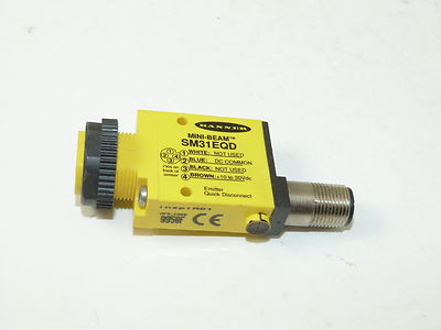 Banner SM31EQD Mini Beam Emitter Quick Disconnect Used