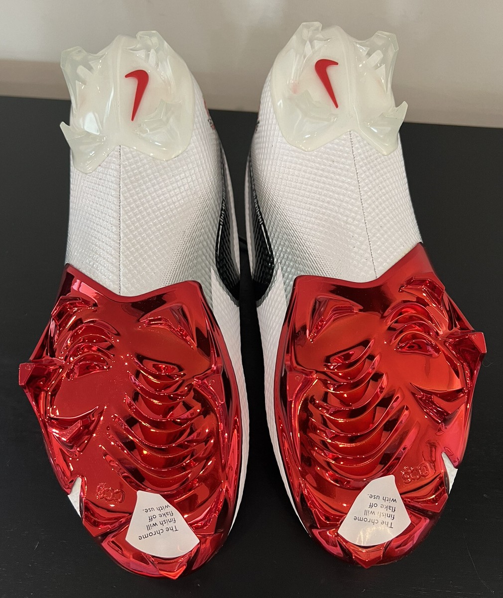 SAMPLE Nike Vapor Edge Speed 360 Ohio State PE White Football Cleats Size 9.5 SAMPLE Nike Vapor Edge Speed 360 Ohio State PE White  main image 2