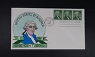 Oct 8  1954 FDC USA Scott # 1031-56 Hand-Drawn Wright Cachet VF Cover 1c Coil