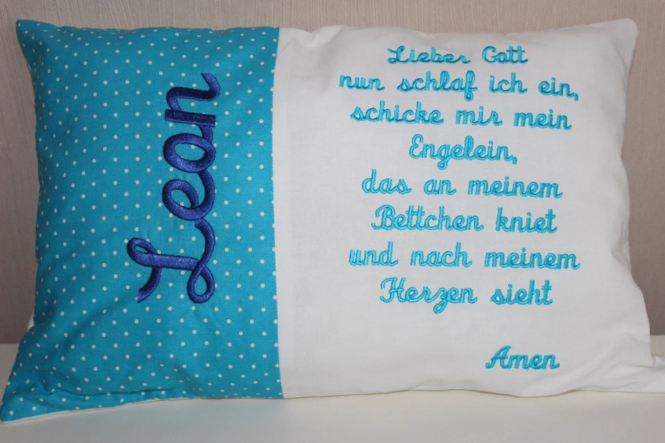 HANDMADE Kissen mit Namen,Wunschname,Taufe,Geburt,Geschenk,Kinder