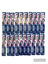 20x Lot Oral-B Vivid Whitening Soft Adult Manual Toothbrushes