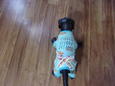 pet dog pajamas, soft, cozy, Savory Dreams, cute bow, XS  read size details 