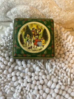 Vintage Christmas Tin-The Tin Company-Designed by Daher Made in England