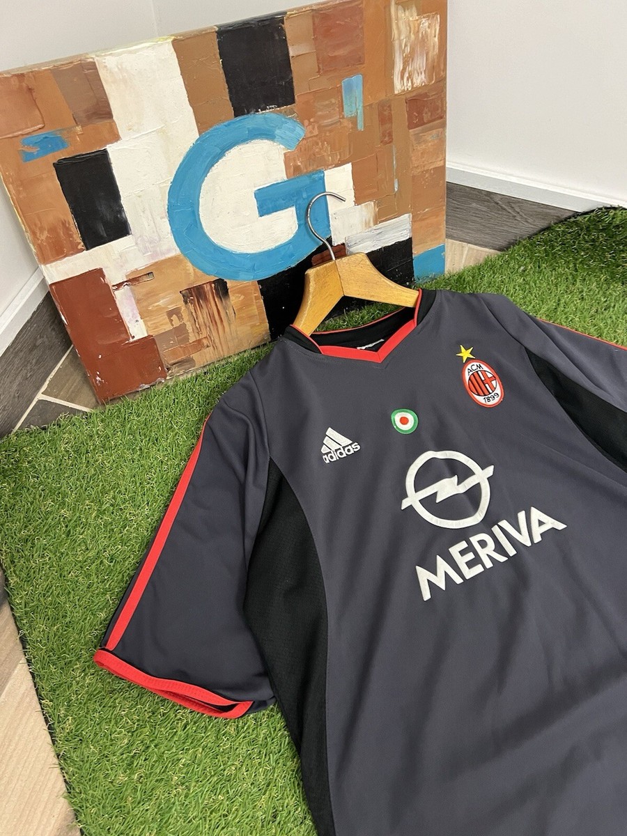 Vintage Adidas Ac Milan 2003/04 Home Soccer Football Club