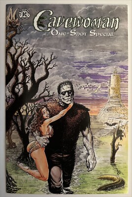 Cavewoman One Shot Special (2000) NM Frankenstein Variant Cover Budd Root LE1000