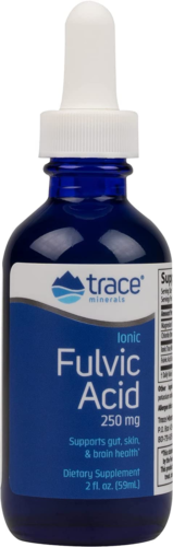 Liquid Ionic Fulvic Acid - 250mg | 72+ Trace Minerals | Gut, Digestion, Skin, Br - Picture 1 of 8