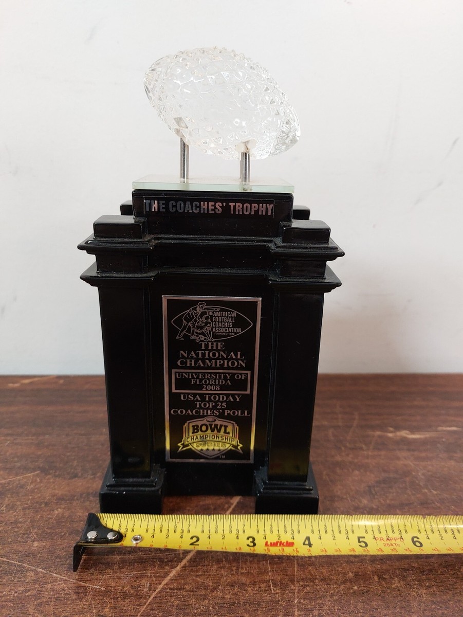 2008 BCS NATIONAL CHAMPION UF FLORIDA GATORS COACHES TROPHY