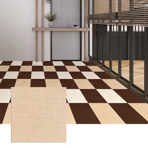 20x Bodenbelag Teppichfliesen Selbstklebend 30x30cm Teppichboden Nadelfilz Craft - Zdjęcie 5 z 22
