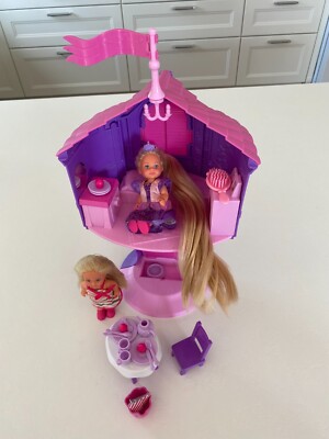 Simba Püppchen-Set mit Turm & Zubehör für Kinder, tolles Weihnachtsgeschenk