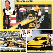 Coughlin Jeg's Mail Order Drag Racing Team NHRA 8X10 Promo Photo Card Lot  *P11