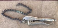Vintage Peterson/Dewitt 20R Vise Grip Chain Clamp Wrench Locking Plier Tool