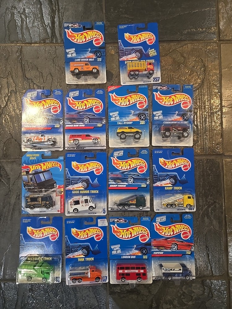 HOT WHEELS Trucks Mix Lot Of 14