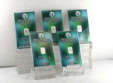 SILVER BARS 999 FINE BULLION 5 PAK OF GREAT STOCKING STUFFERS 21b