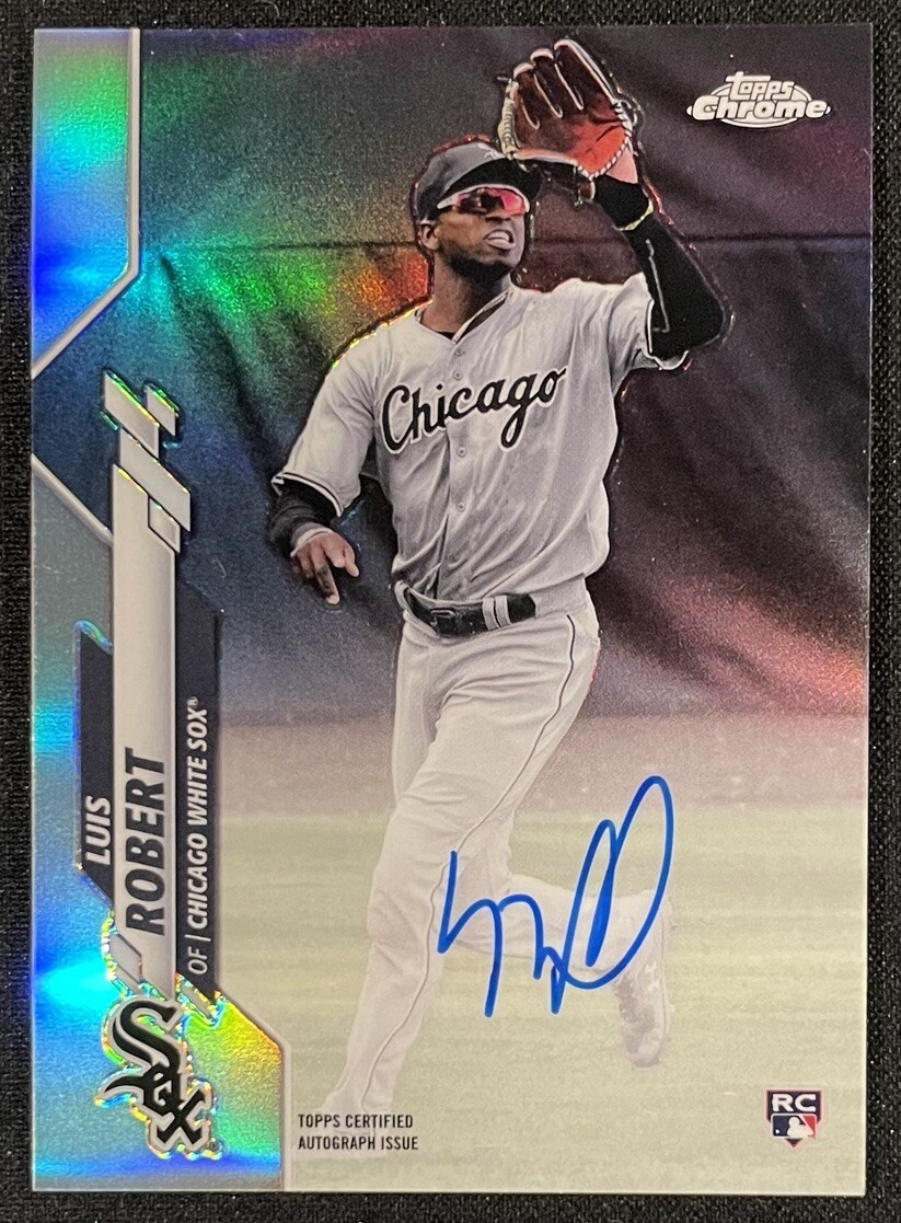 LUIS ROBERT 2020 Topps Chrome Refractor #/499 RC AUTO Rookie Autograph
