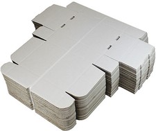 WHITE SHIPPING BOXES 17" x 13" x 6" A3 C3 FOR HANDBAGS, TOYS, PHOTOS, GIFTS