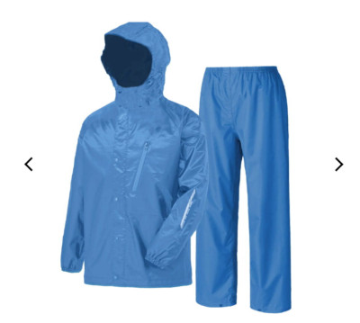 Rain suit (rain set up) Aqua blue Workman FieldCore Fashion All seasons Japan