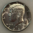 2020-P Kennedy Half Dollar - AU - About Uncirculated