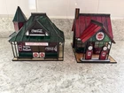 Vintage Franklin Mint The Coca Cola Stained Glass Train & Gas Station