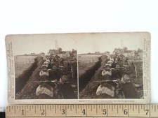 Original 1900 Stereoview American Soldiers Entrenched Pasay Philippines