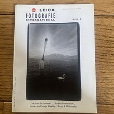 LEICA FOTOGRAFIE Magazine Vintage Photography 35mm Camera Nov 1996