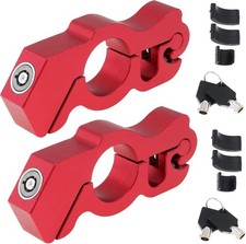 2Pack Heavy Duty Motorcycle Anti Theft Handlebar Throttle Security Lock Front...