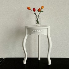 Plastic Miniature Furniture Mini Corner Table for Dollhouses Collections