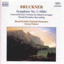 Anton Bruckner Composer ; Georg T, Bruckner: Symphony No. 1 1866 Lin, audioCD