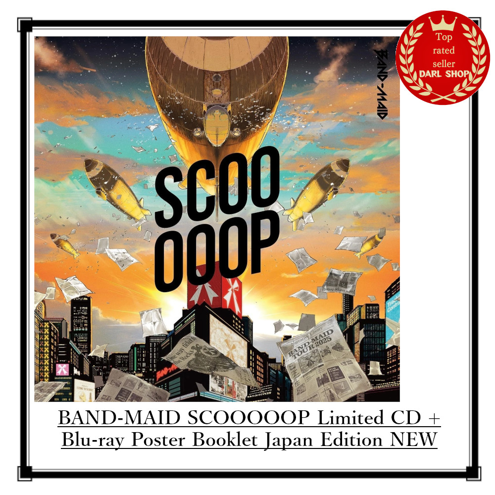 BAND-MAID SCOOOOOP Limited CD + Blu-ray Poster Booklet Japan Edition NEW