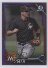 2016 Bowman Draft Chrome Top Prospects Purple Refractor 159/250 Austin Dean 0i21