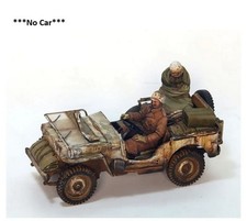 Unpainted 1/35 2pcs US Infantry Winter Version WW2 Resin Figure Model Kit-No Car